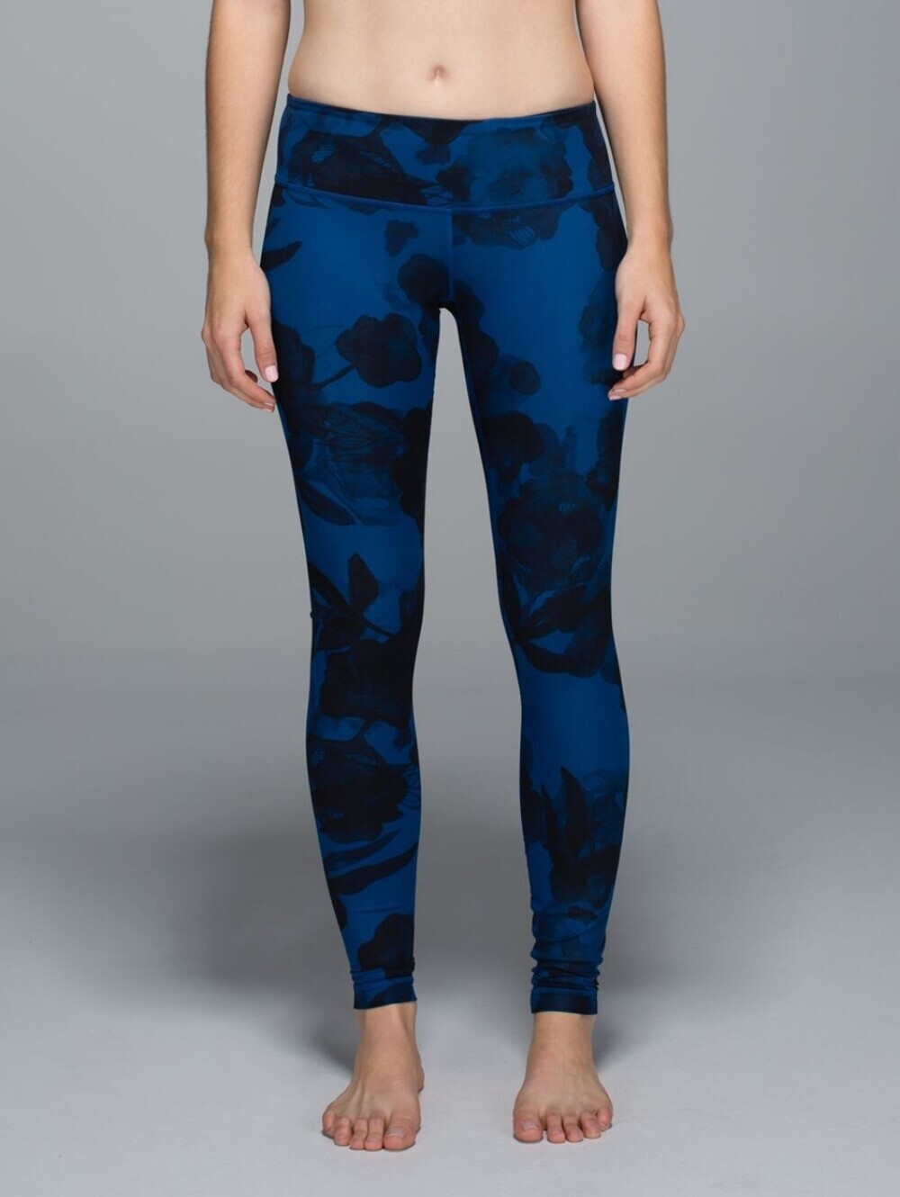 Lululemon Wunder Under Pant Full-On LuxtremeJumbo Inky Floral Black Inkwell 6